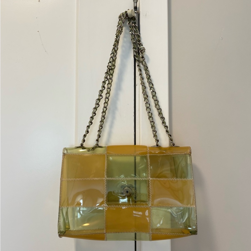 CHANEL Matelasse PVC Patchwork Flap Shoulder Bag - Picture 6 of 10